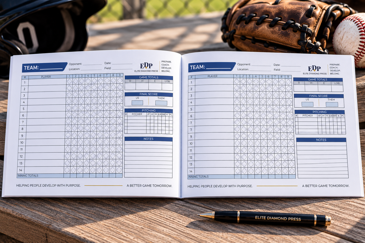 Compact Baseball Scorebook – Youth & Recreational Edition